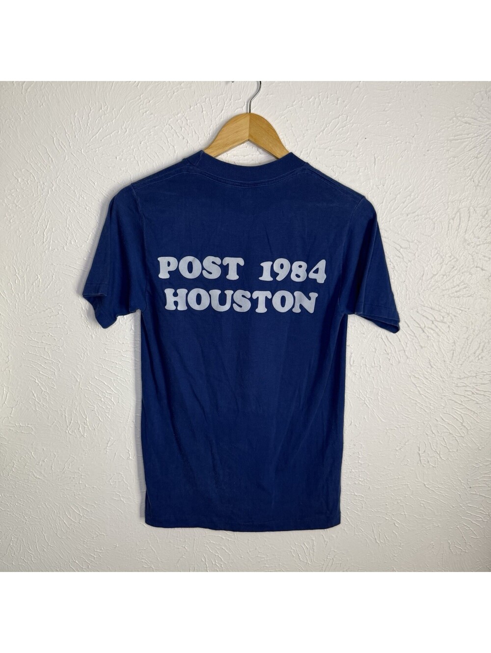 Vintage 80s Post Houston Uniform T-Shirt Single Stitch T-Plus USA Men's Small